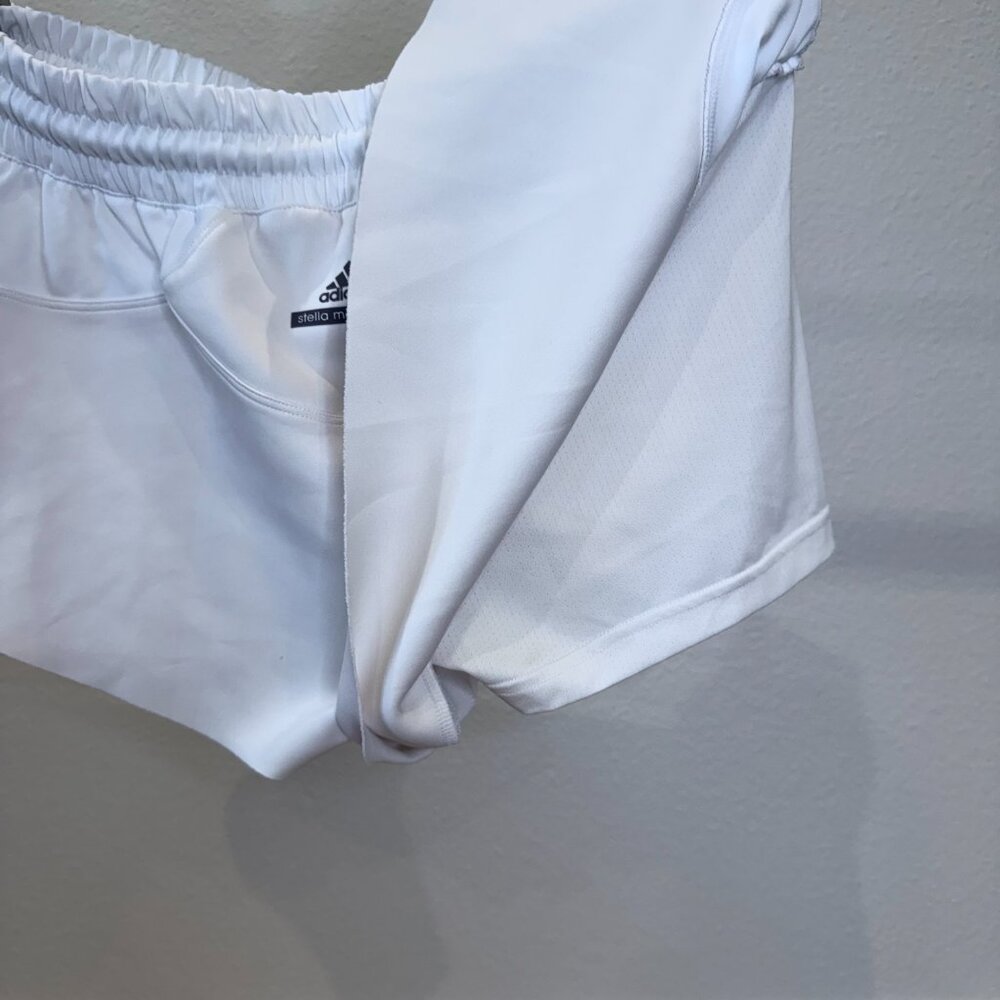 Stella McCartney x adidas Barricade Shorts • White M • Tennis Golf Pickleball • - Picture 12 of 16